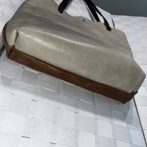 Jill's Homestead The Tote Bag Rose Gold Tassel Genuine  Leather Look Rural Nice - Picture 6 of 15